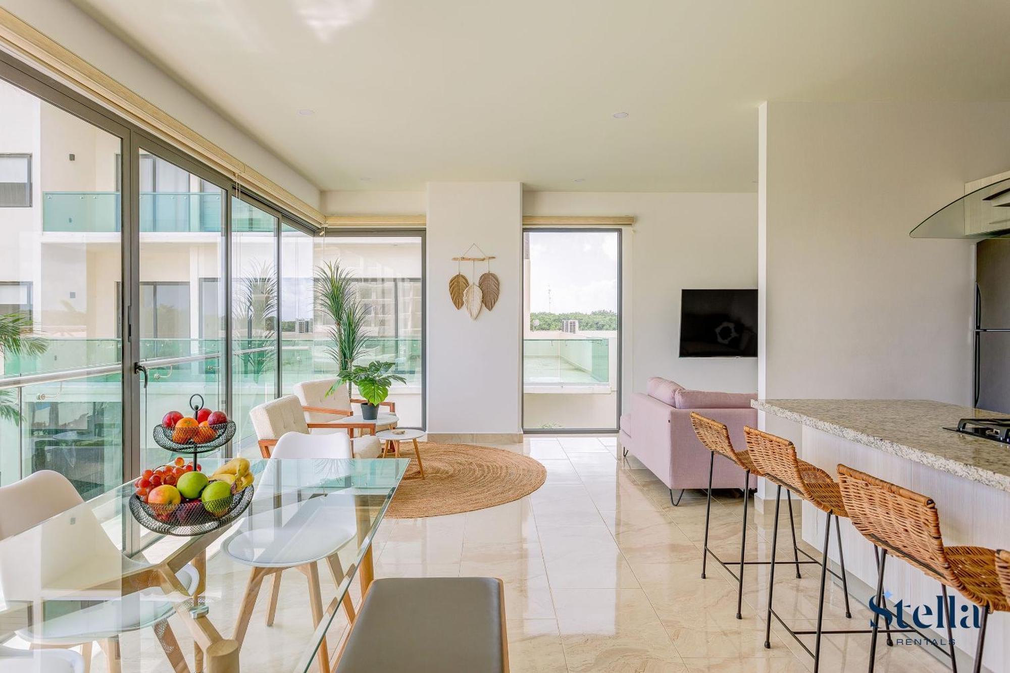 New Complex Style With Amenities Near Downtown 7min Сasa de vacaciones Playa del Carmen